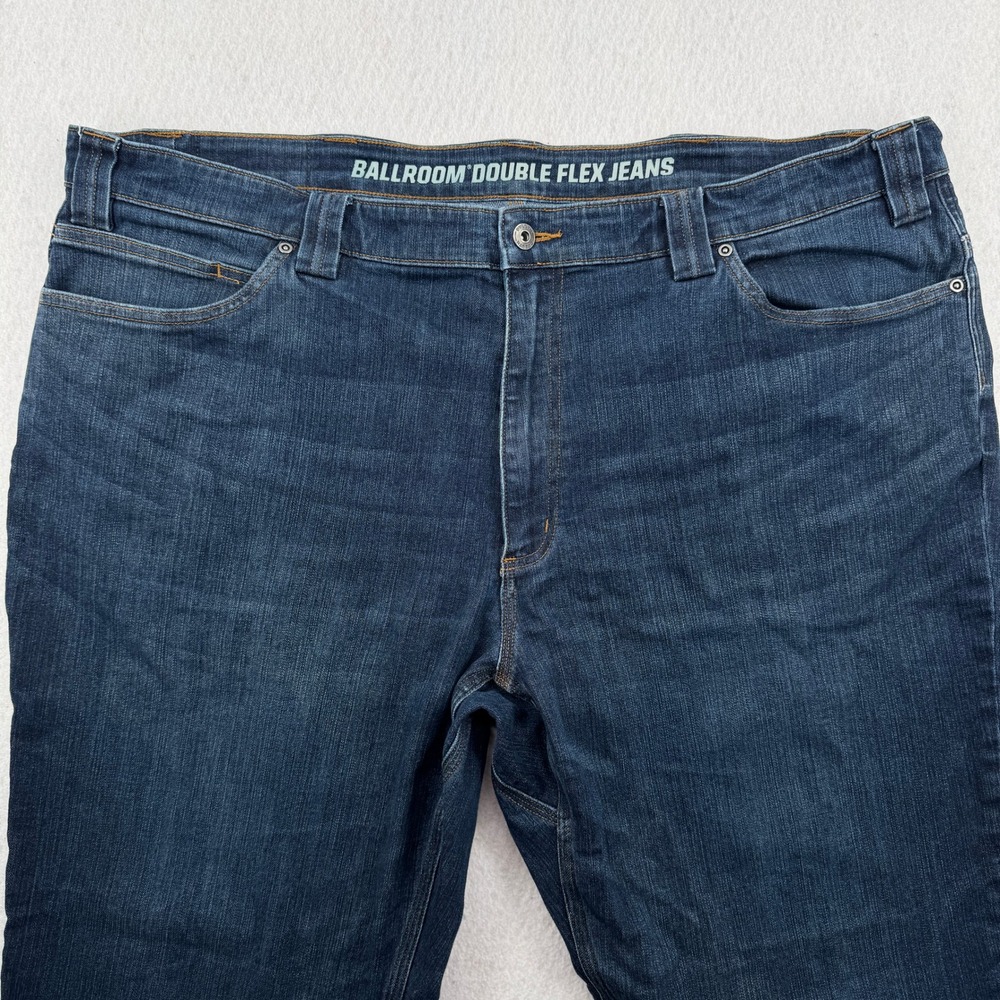 Duluth Trading Co Ballroom Double Flex Relaxed Fit Jeans Mens 44x30 Dark Wash